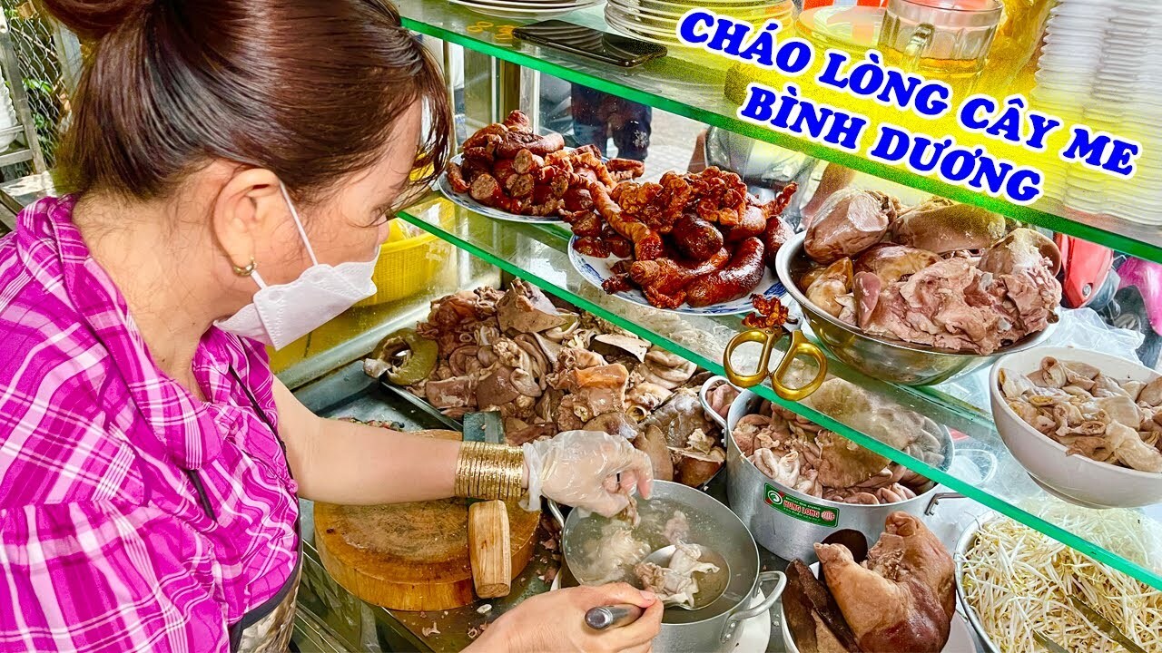Cháo lòng cây me